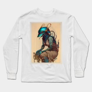 Beetle Droid Drone Engineer Long Sleeve T-Shirt